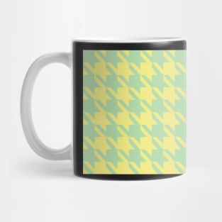 Orchard Houndstooth - Green and Yellow Mug